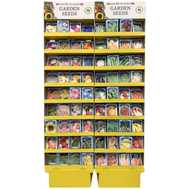 American Seed Green Garden Assorted Seed Display 1 pk