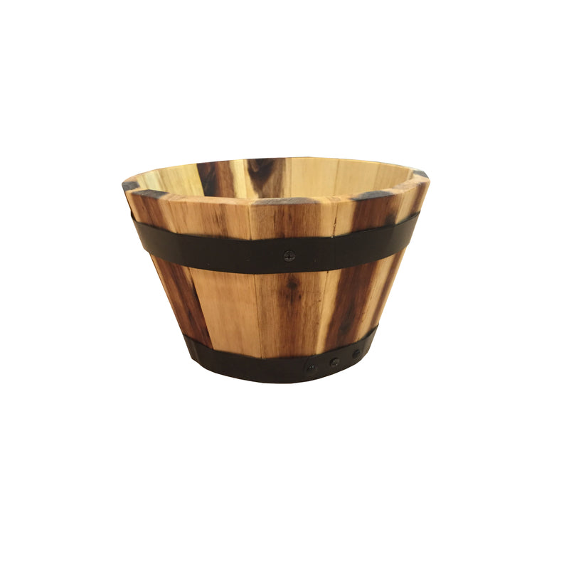 Avera Products AWP304130 Traditional Round Planter, Wood