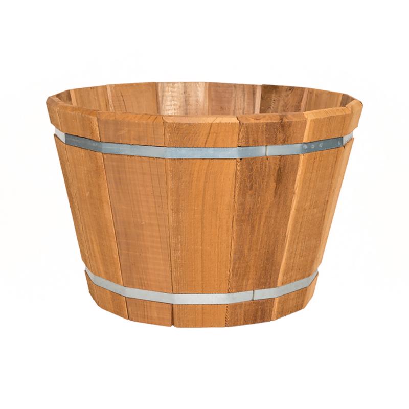 Real Wood Products G3002 Traditional Tub Planter, 16 Inch
