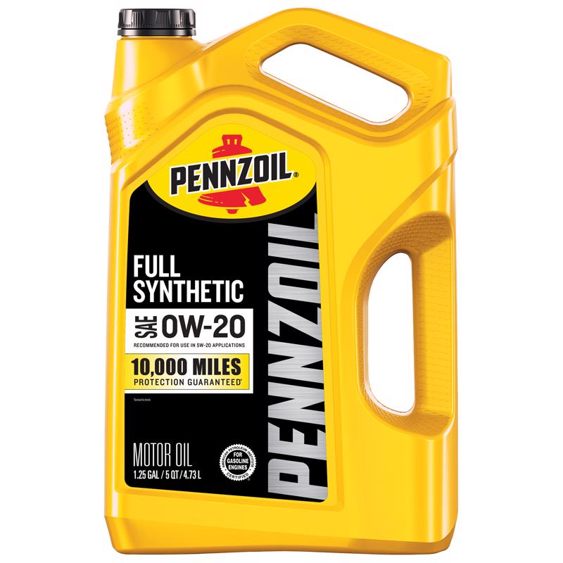 Pennzoil Full Synthetic 0W-20 Synthetic Motor Oil 5 qt 1 pk
