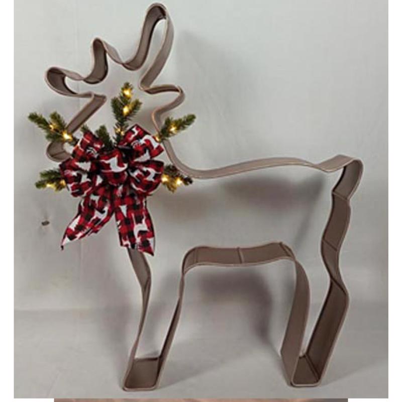Celebrations LED Warm White Deer 28 in. Yard Decor