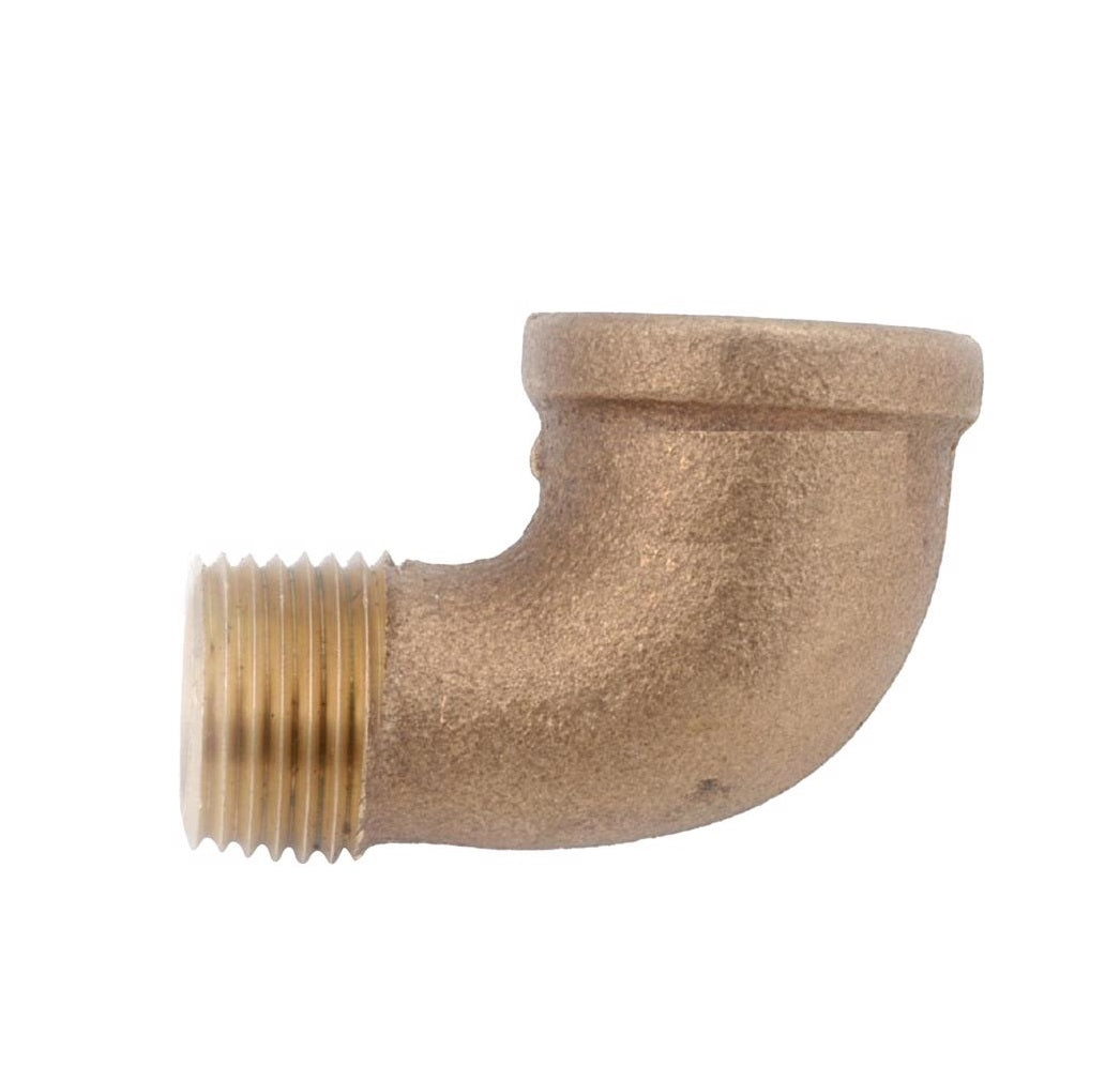 Anderson Metals 738116-16AH 90 Degree Street Elbow, Brass