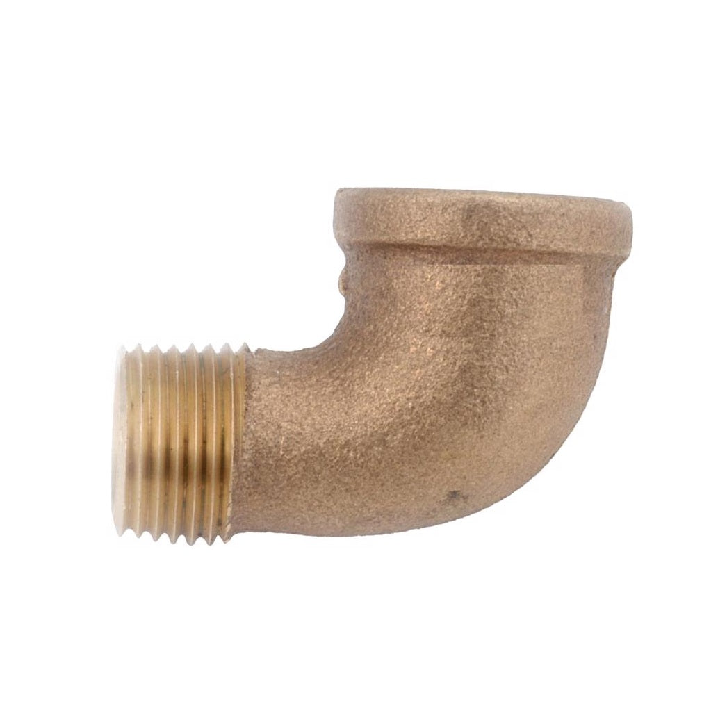 Anderson Metals 738116-24AH 90 Degree Street Elbow, Brass