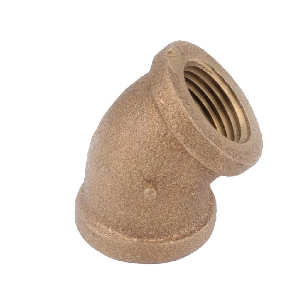 Anderson Metals 738107-04AH 90 Degree Street Elbow, Brass