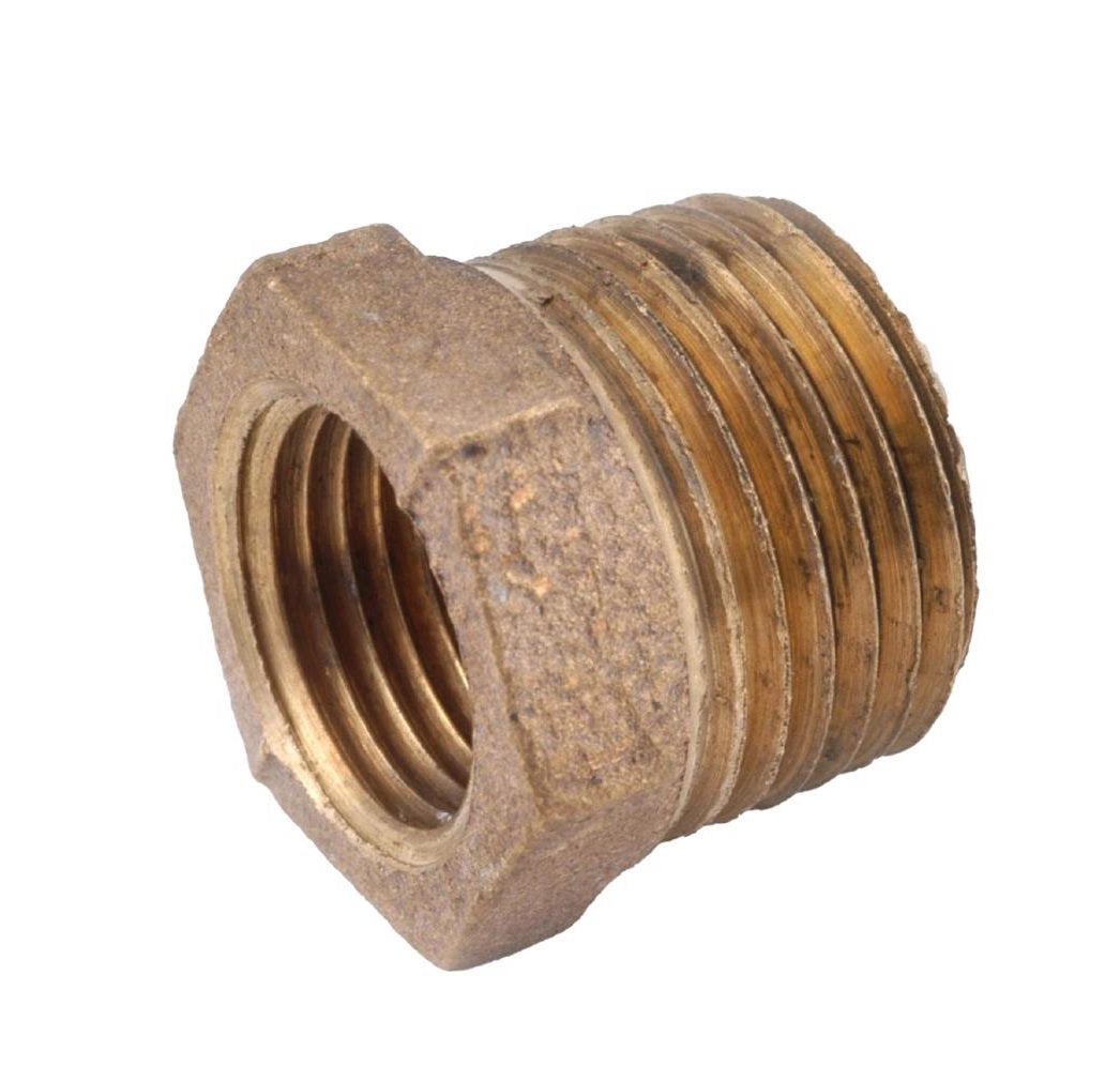 Anderson Metals 738110-0802AH Hex Bushing, Brass