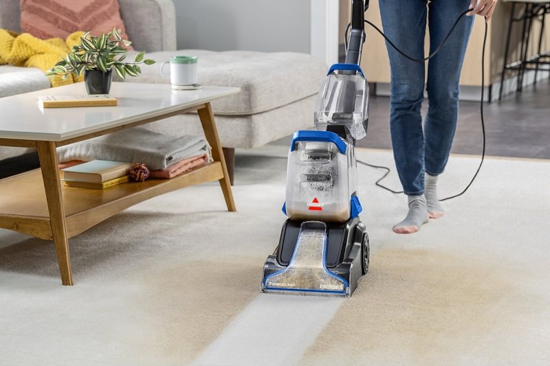 Bissell 3939 TurboClean Pet Carpet Cleaner, 9-1/2 in W Cleaning Path, Titanium