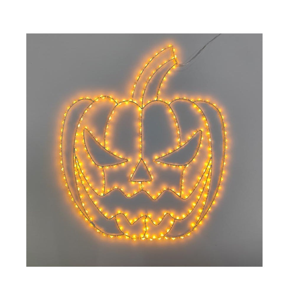 Celebrations 24MPORA LED Prelit Illuminated Pumpkin Window Decor