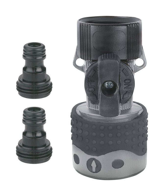 Gilmour 823724-1001 Polymer Threaded 2 Male/1 Female Quick Connector Hose Set