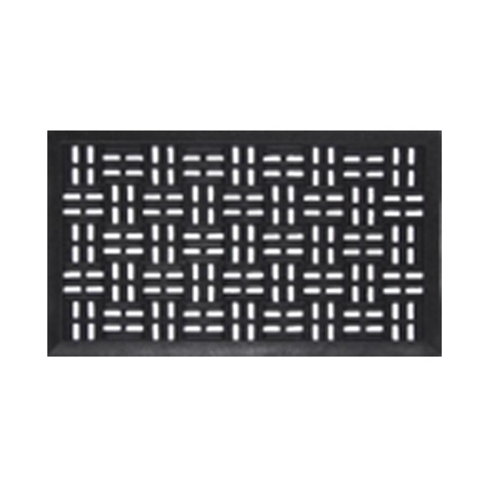 DHTG 8PARQ1830-6P Door Mat, Black