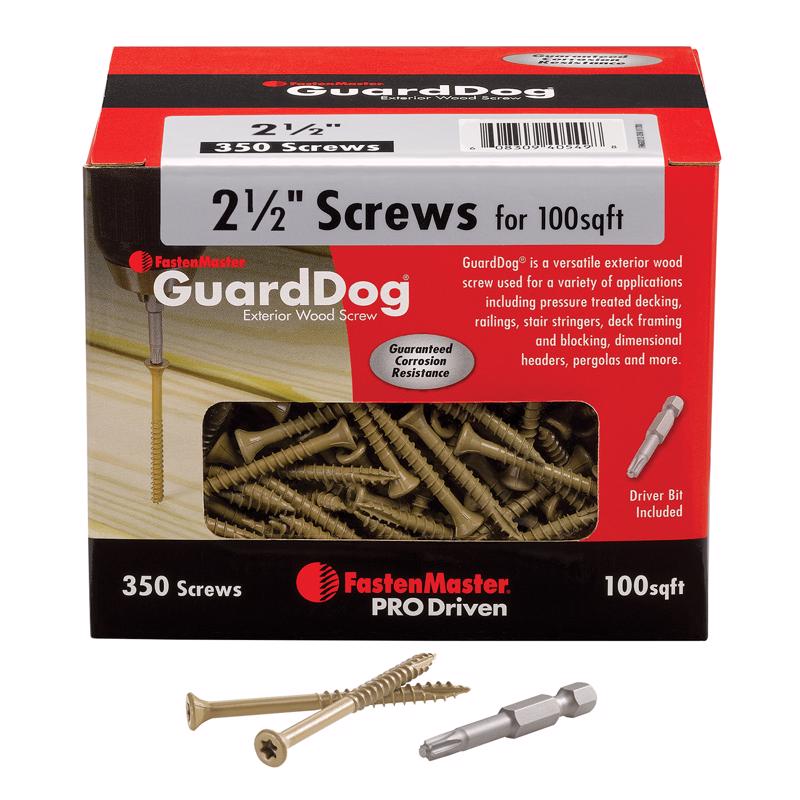 Fastenmaster FMGD212-350 Guard Deck Screw 2-1/2", 350Ct