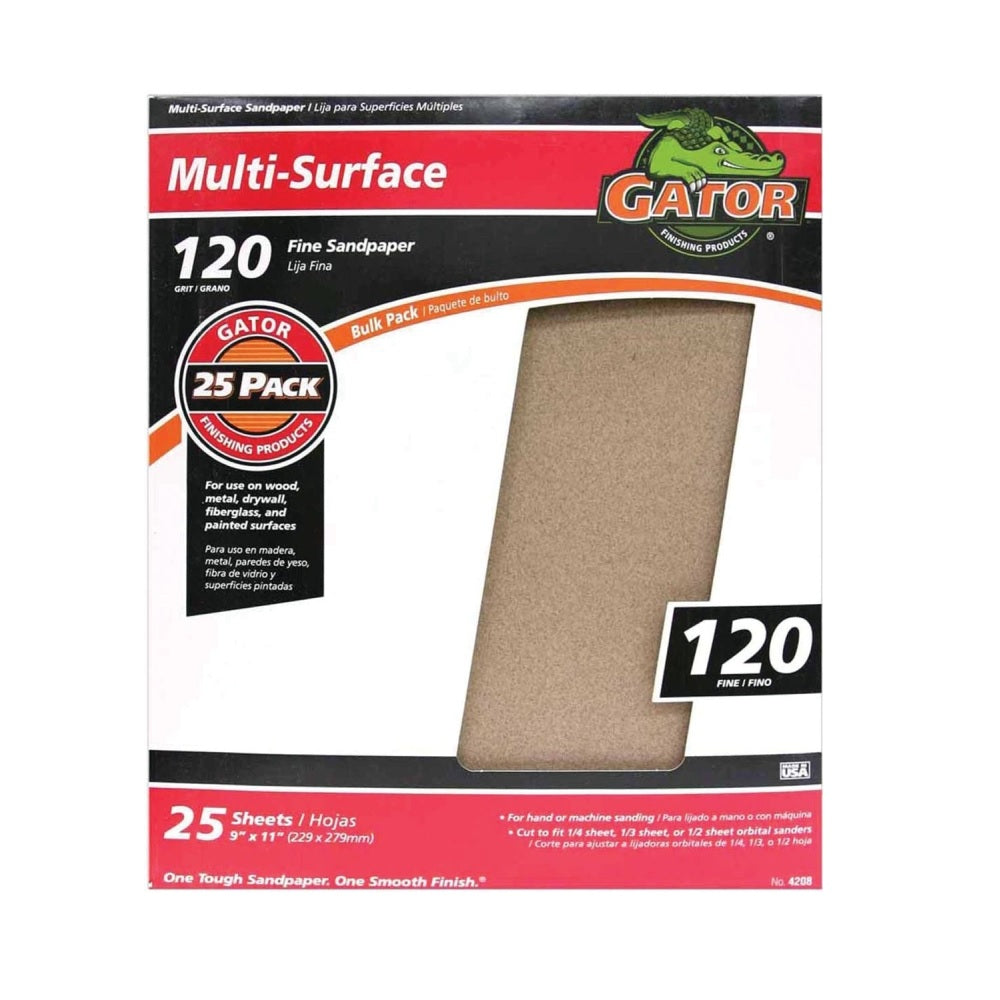 Gator 4208 Sanding Sheet, Aluminum Oxide