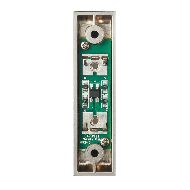 Heath Zenith 18000217 Pushbutton Doorbell, Wired, Rectangular, Silver