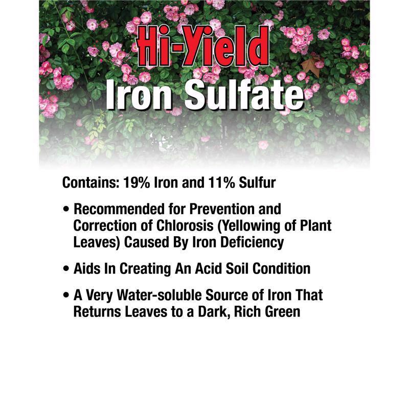 Hi-Yield 34340 Iron Sulfate 1000 sq ft , 3.25 lb