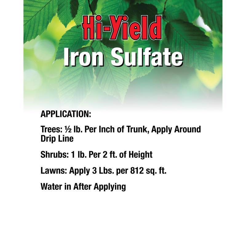 Hi-Yield 34340 Iron Sulfate 1000 sq ft , 3.25 lb