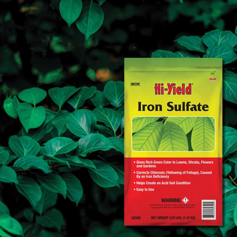 Hi-Yield 34340 Iron Sulfate 1000 sq ft , 3.25 lb