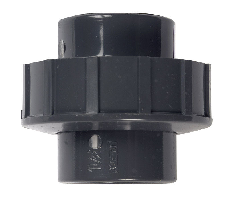 Homewerks  512-44-112-112B Schedule 80 1-1/2 in. FPT X 1-1/2 in. D FPT PVC Union