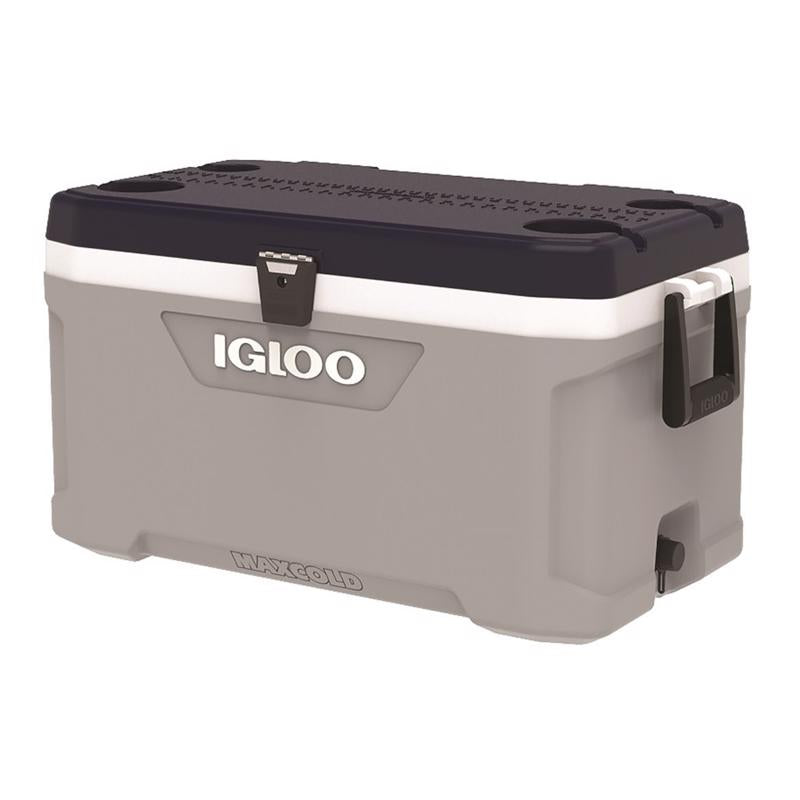 Igloo 49972 MaxCold Cooler, 70 Quart, Gray