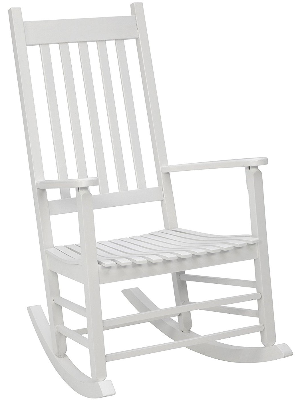 Jack Post JE-128W-JE Mission Knollwood Rocking Chair, Wood, White