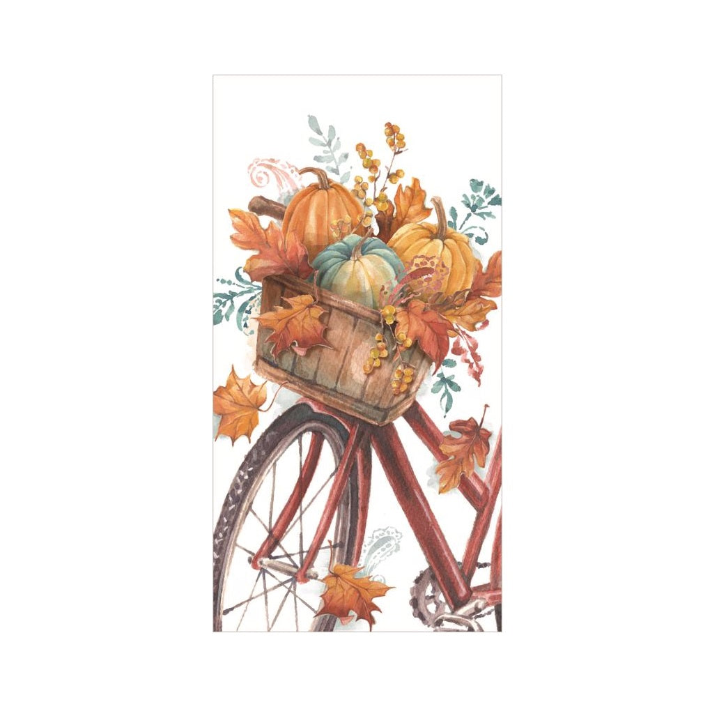 Kay Dee H7091 Autumn Pumpkin/Bike Kitchen Towel, Pumpkins