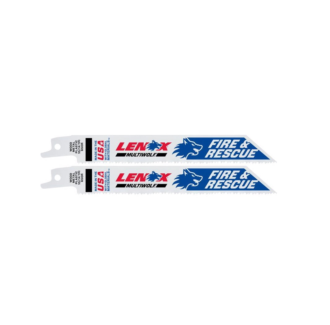 Lenox 20592650R Wave Edge Reciprocating Saw Blade, Bi-Metal