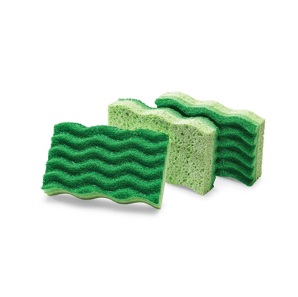 Libman 1076 All-Purpose Medium-Duty Sponge, Green