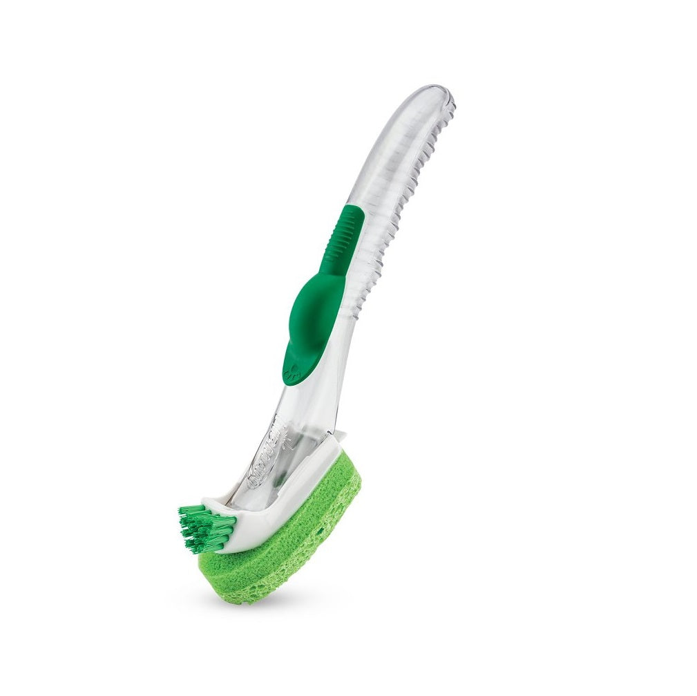 Libman 1132 Glass and Dish Wand With Scrub Brush, PVC Handle