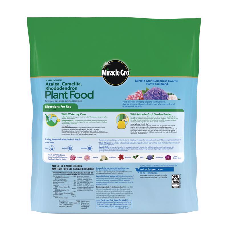 Miracle-Gro 3039806 Powder Acid-Loving Plants of Azalea, Camellia, Rhododendron Plant Food 5 lb