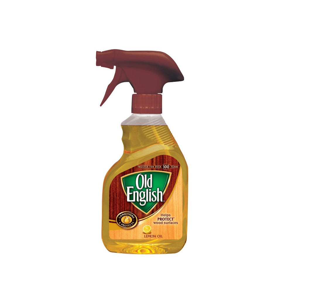 Old English 6233882888 Lemon Wood Cleaner and Polish, 12 ounce