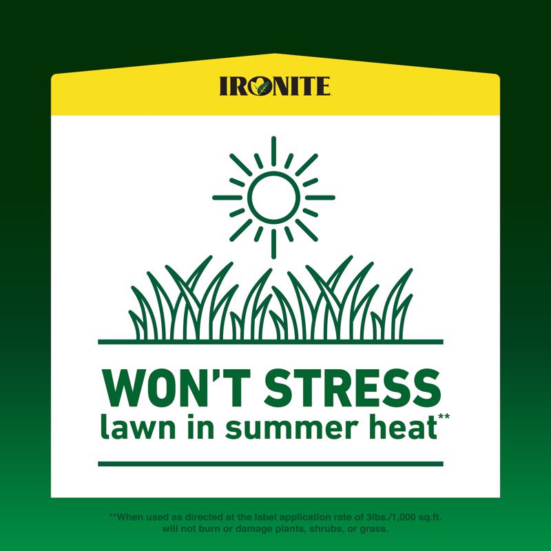 Pennington 100544882 Ironite All-Purpose Lawn Fertilizer For All Grasses 1000 sq ft