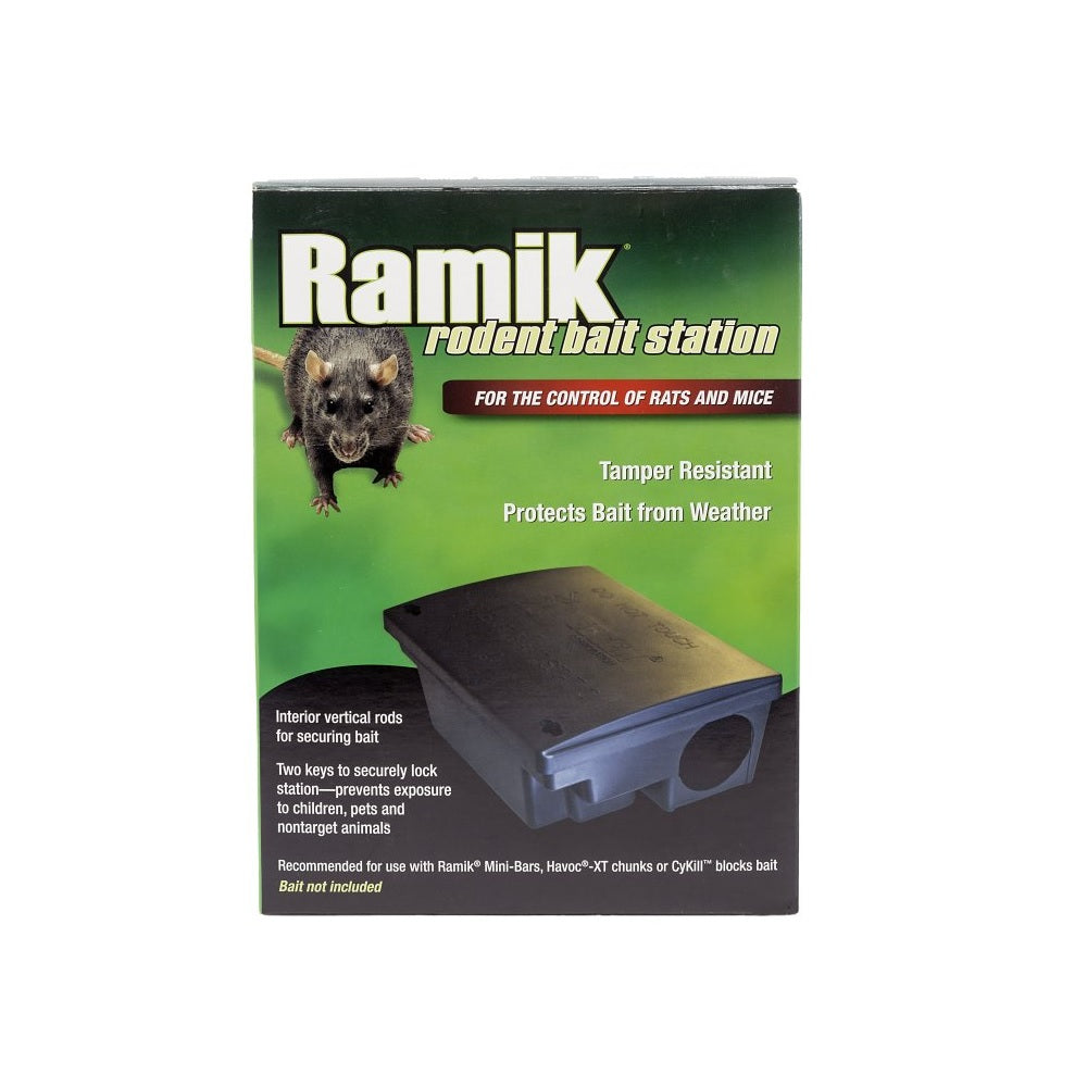 Ramik 000550 Rodent Bait Station, Black