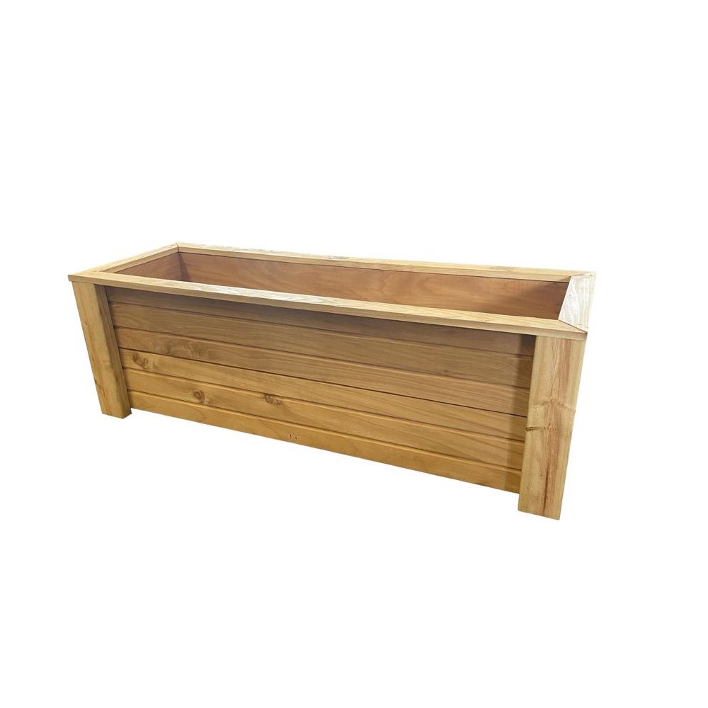 Real Wood Products G3143 Western Red Deck Planter, 35 Inch