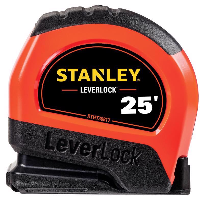 STANLEY STHT30817S LeverLock 25 ft. L X 1 in. W Compact Tape Measure