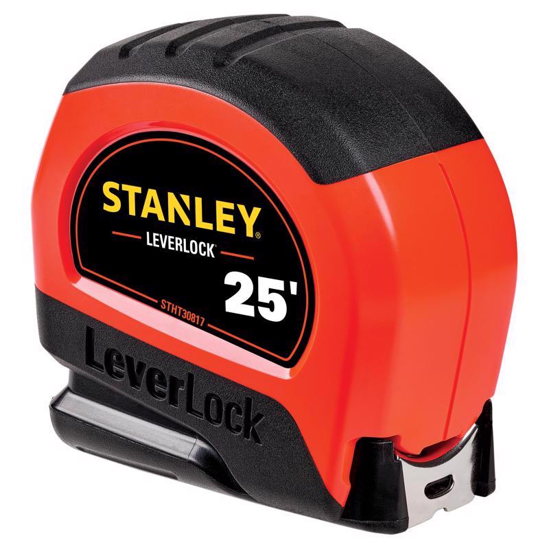 STANLEY STHT30817S LeverLock 25 ft. L X 1 in. W Compact Tape Measure