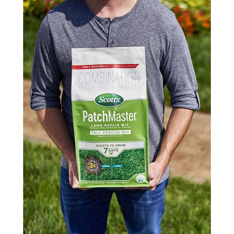 Scotts 14900 PatchMaster Tall Fescue Grass Sun or Shade Grass Spot Repair Mix 4.75 lb
