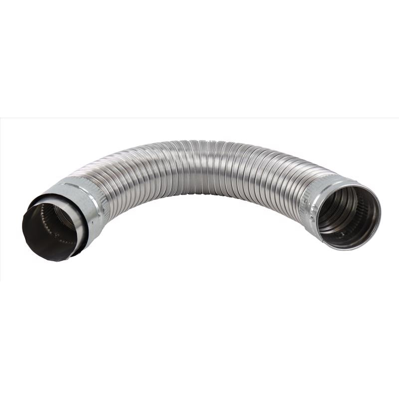 Selkirk 4EFC-5S  Aluminum/Galvanized Steel Gas Vent Connector, 4 in. D X 60 in. L