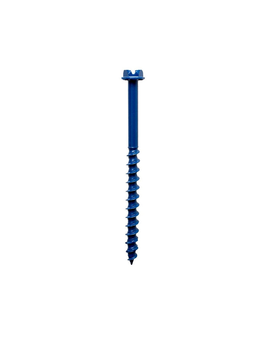 Simpson Strong-Tie Titen Turbo TNT18234HC8 Screw Anchor, 3/16 in Dia, 2-3/4 in L, Carbon Steel, Ceramic-Coated/Zinc