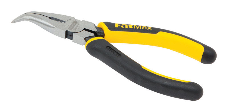 Stanley 89-871 FatMax Carbon Steel Bent Long Nose Pliers/Cutter, 6-3/8 in.