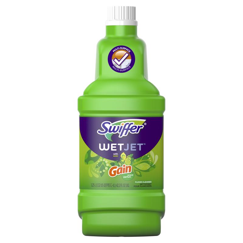 Swiffer 80335259 WetJet Clean Fresh Scent Floor Cleaner Refill Liquid 42.2 oz