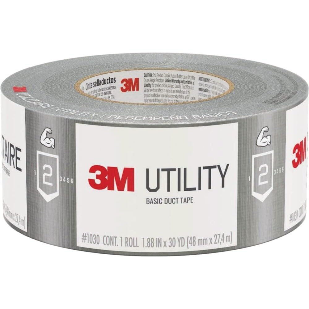 3M Basic Duct Tape, 1.88 in x 30 yd