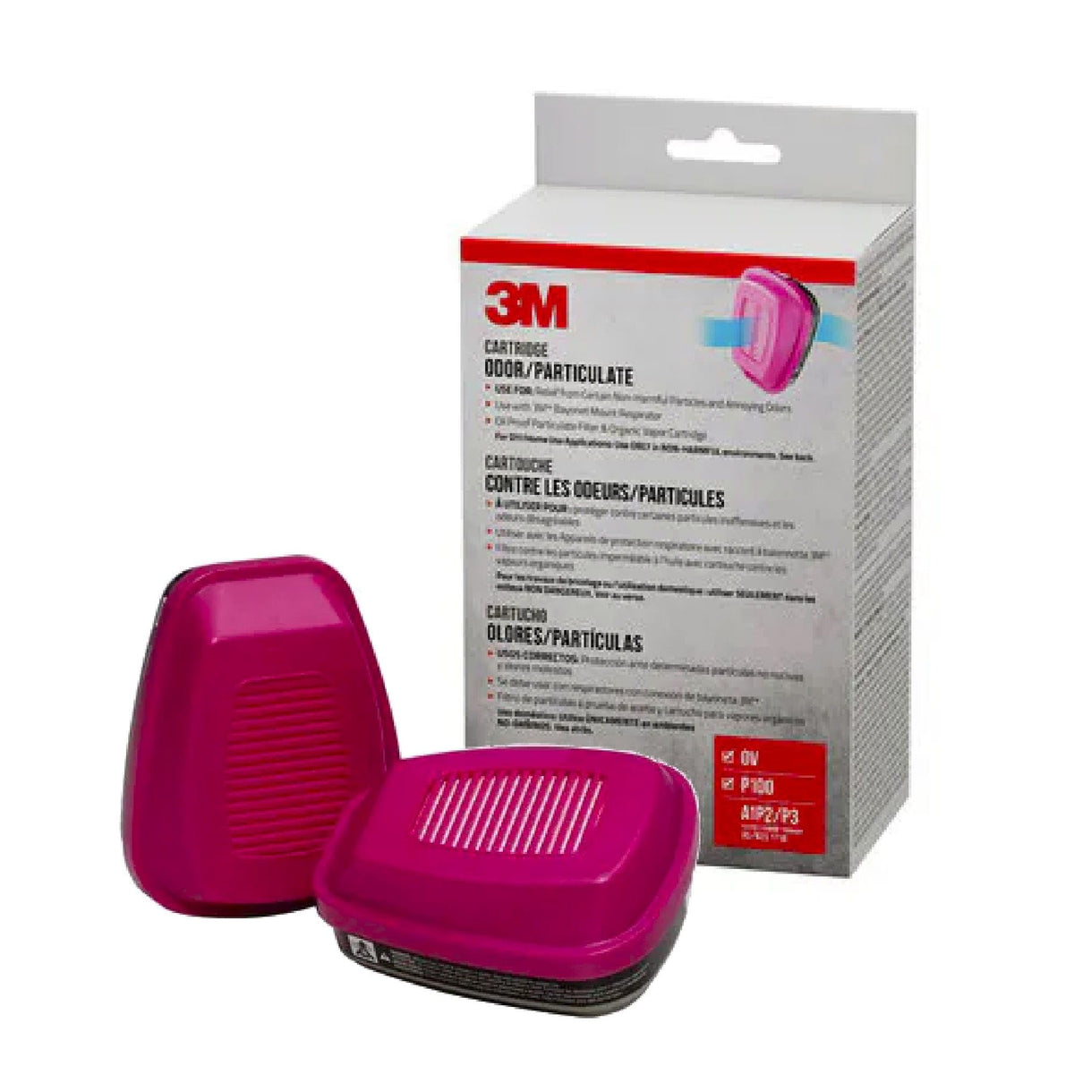 3M Organic Vapor/P100 Respirator Replacement Cartridge