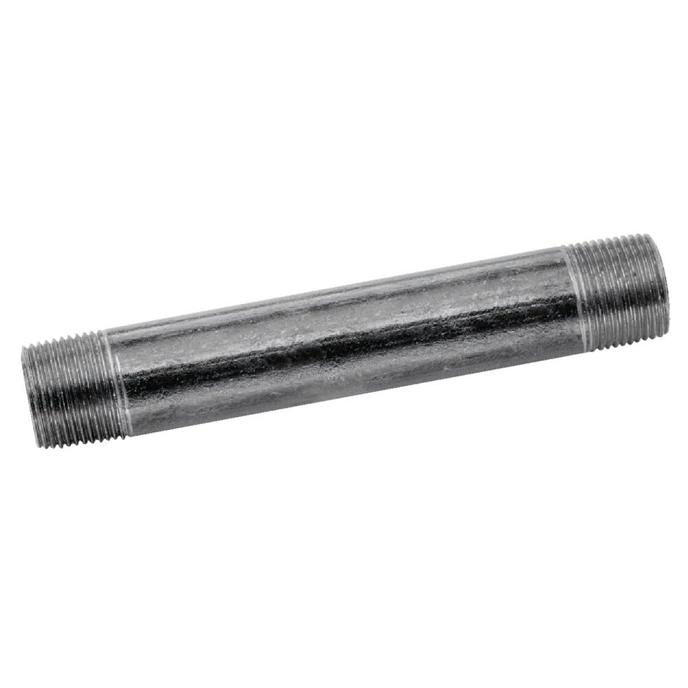 Anvil 1/2" x 7" Black Steel Pipe Nipple