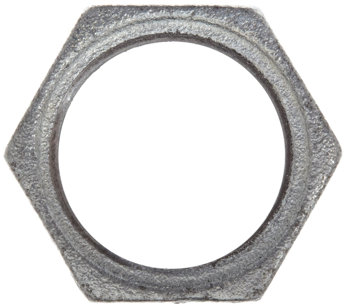 Anvil 2" Female NPT Galvanized Malleable Iron Lock Nut