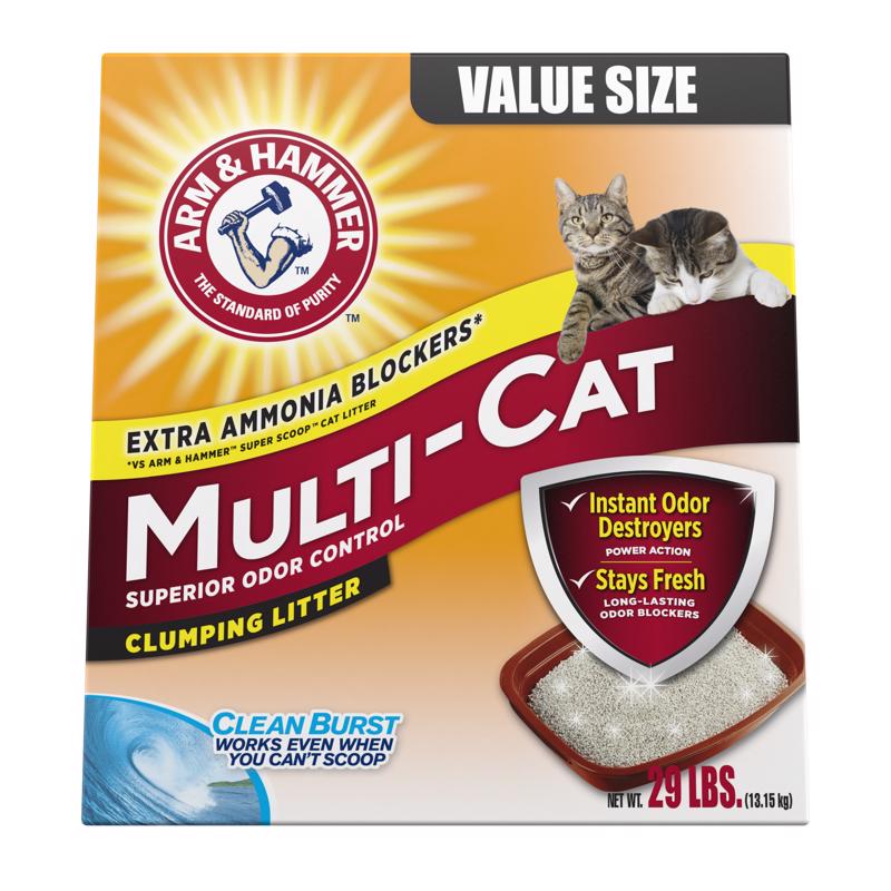 Arm & Hammer Multi-Cat Clumping Litter 29 lb