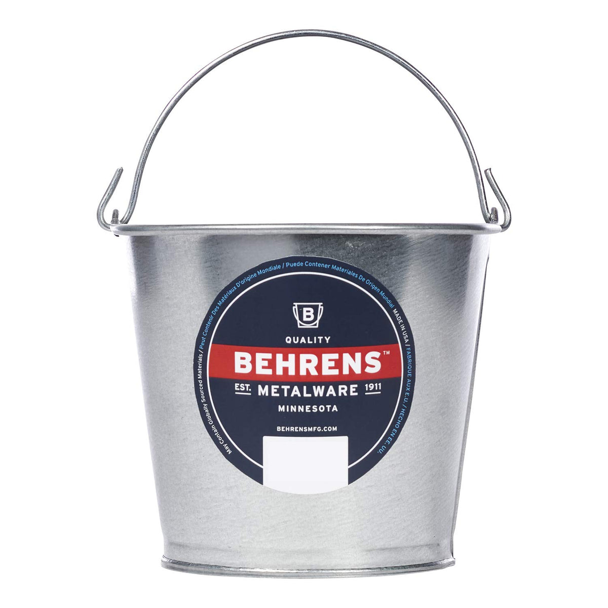 Behrens 2-Quart Galvanized Steel Utility Pail