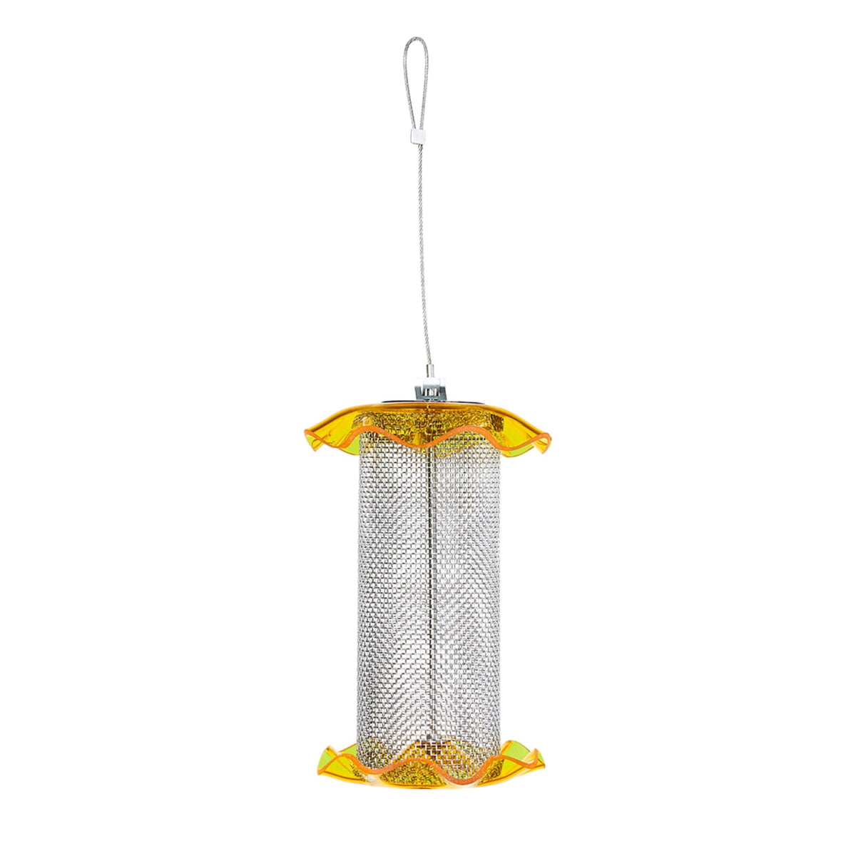 Bird's Choice Nyjer Seed Forever Feeder, 1 lb Capacity, Yellow