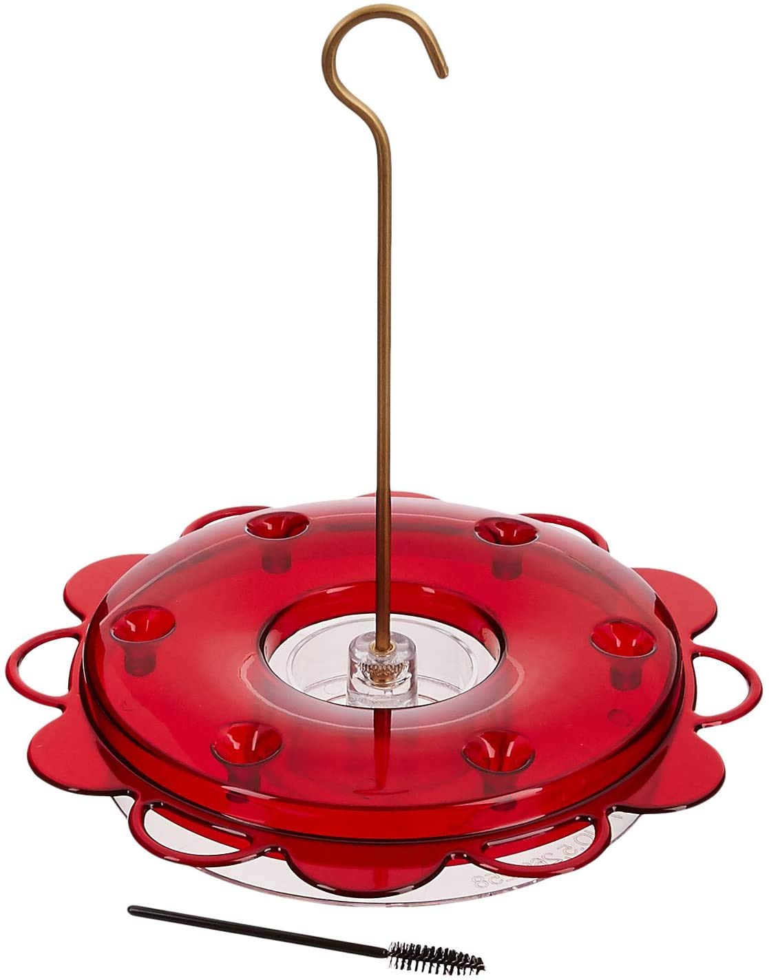 Bird's Choice Hummerfest Hummingbird Feeder, 12 oz, Red