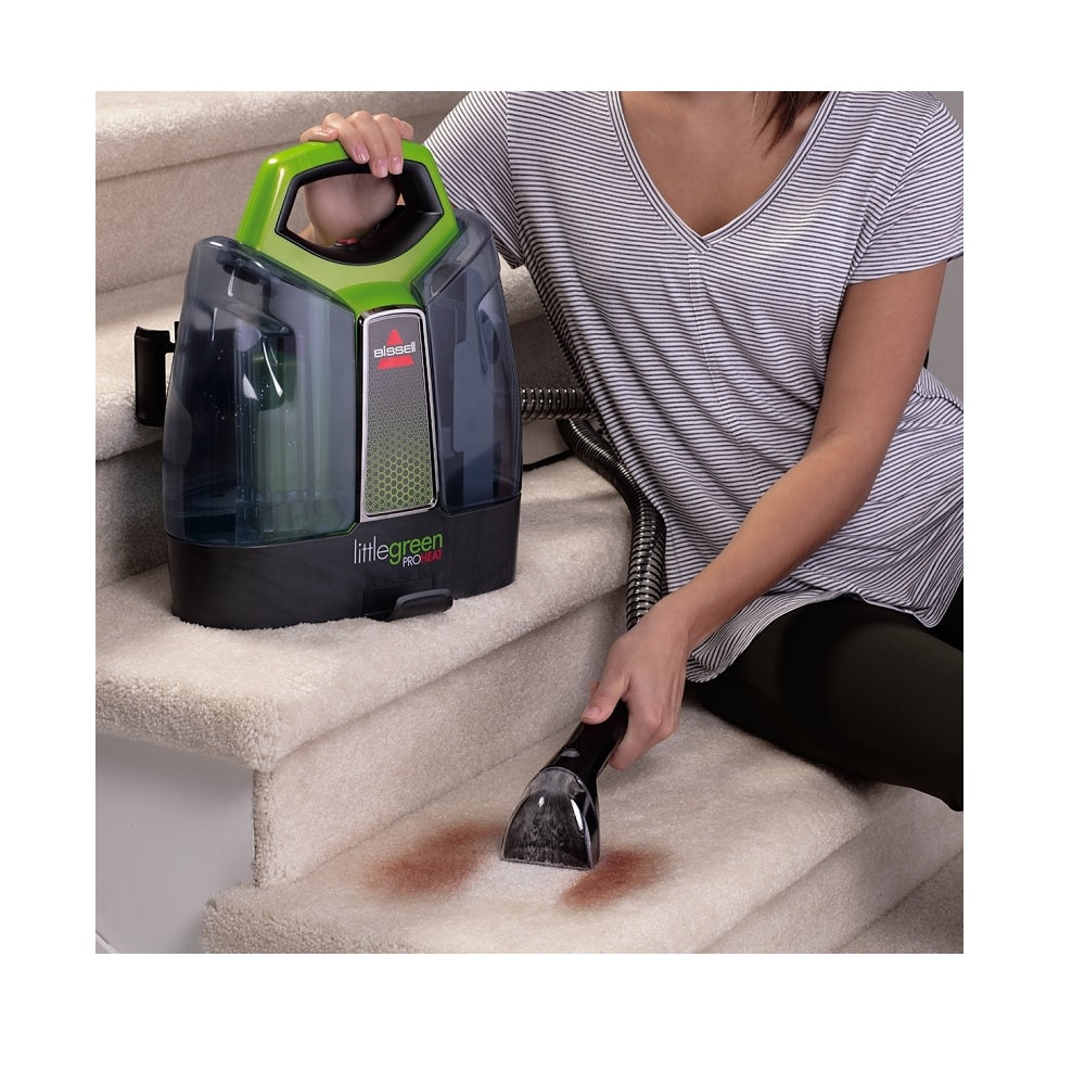 Bissell 2513G Little Green ProHeat Portable Carpet Cleaner, Green