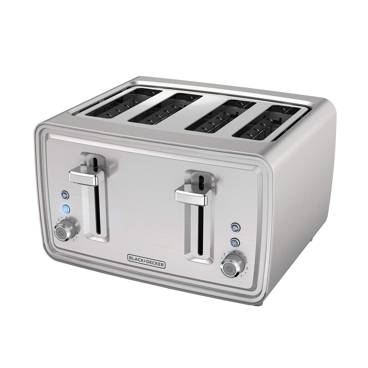 Black & Decker 4-Slice Stainless Steel Toaster with Extra-Wide Slots