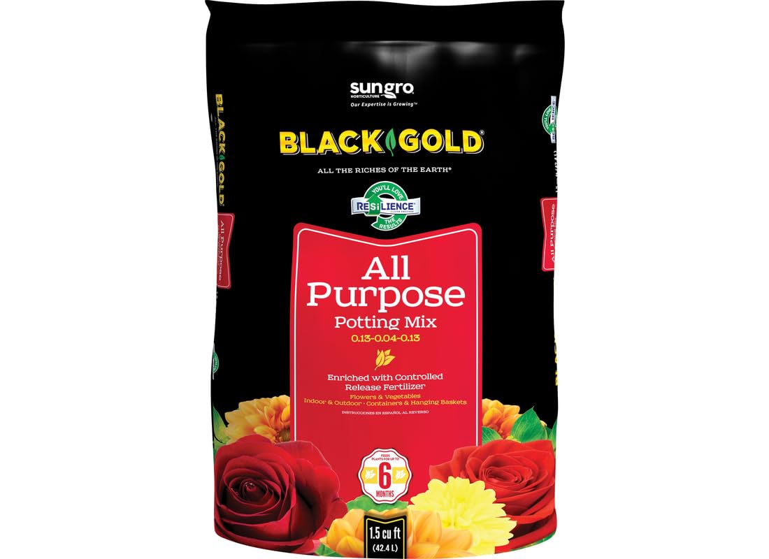 Black Gold 1.5 Cu. Ft. All Purpose Potting Mix