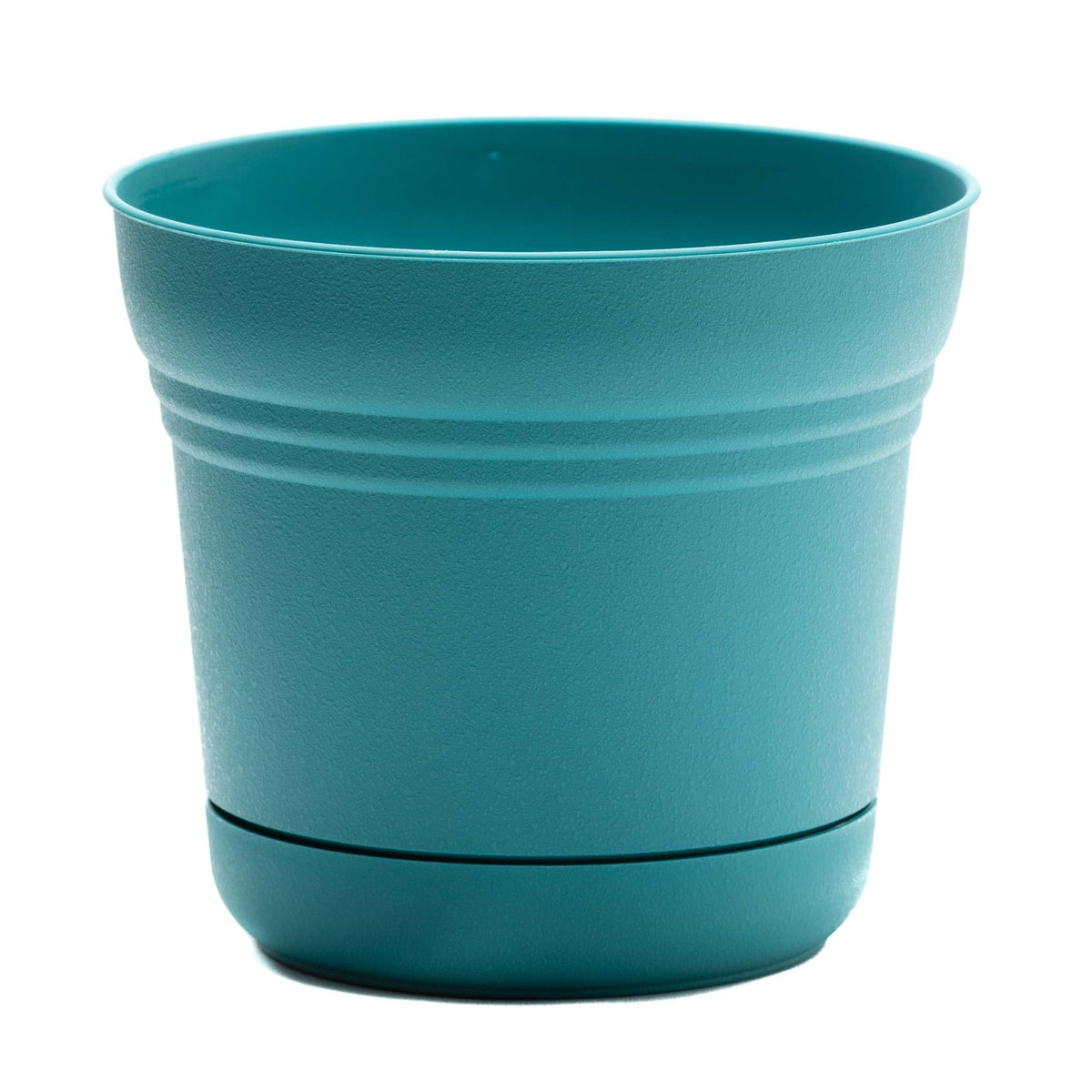 Bloem Saturn Planter, 12 in, Bermuda Teal